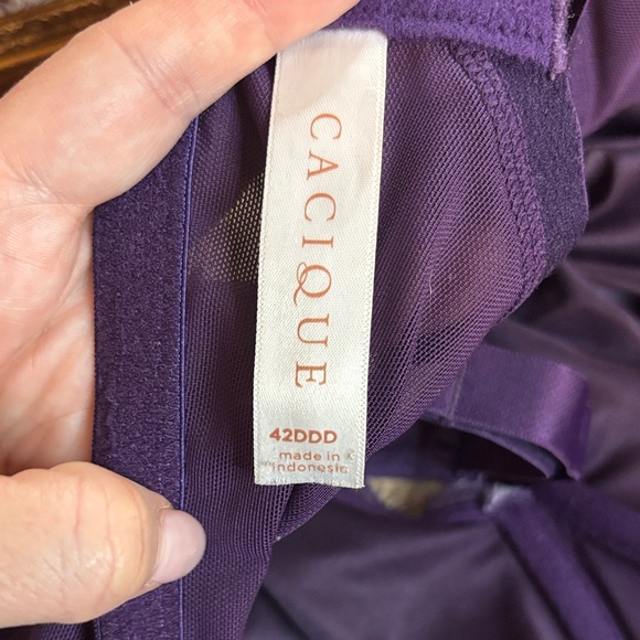 Cacique Lace Unlined Full Cocerage Bra - Picture 3 of 3